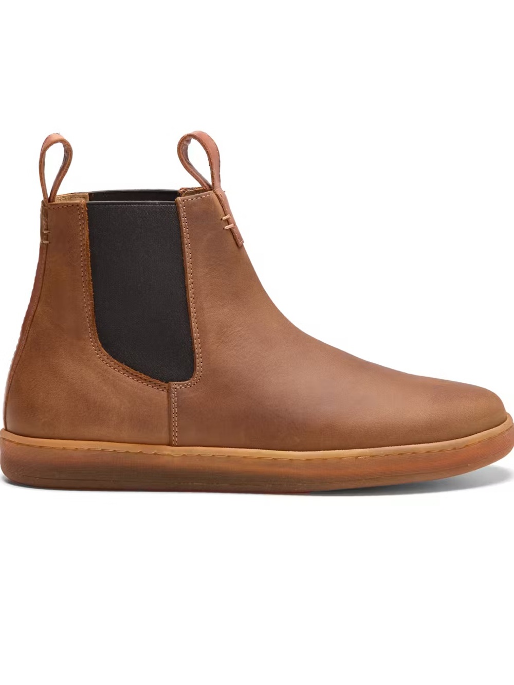 LUCA Terra Slip On Chelsea Leather Sneaker Boot in Ravine (Brown)/Gum